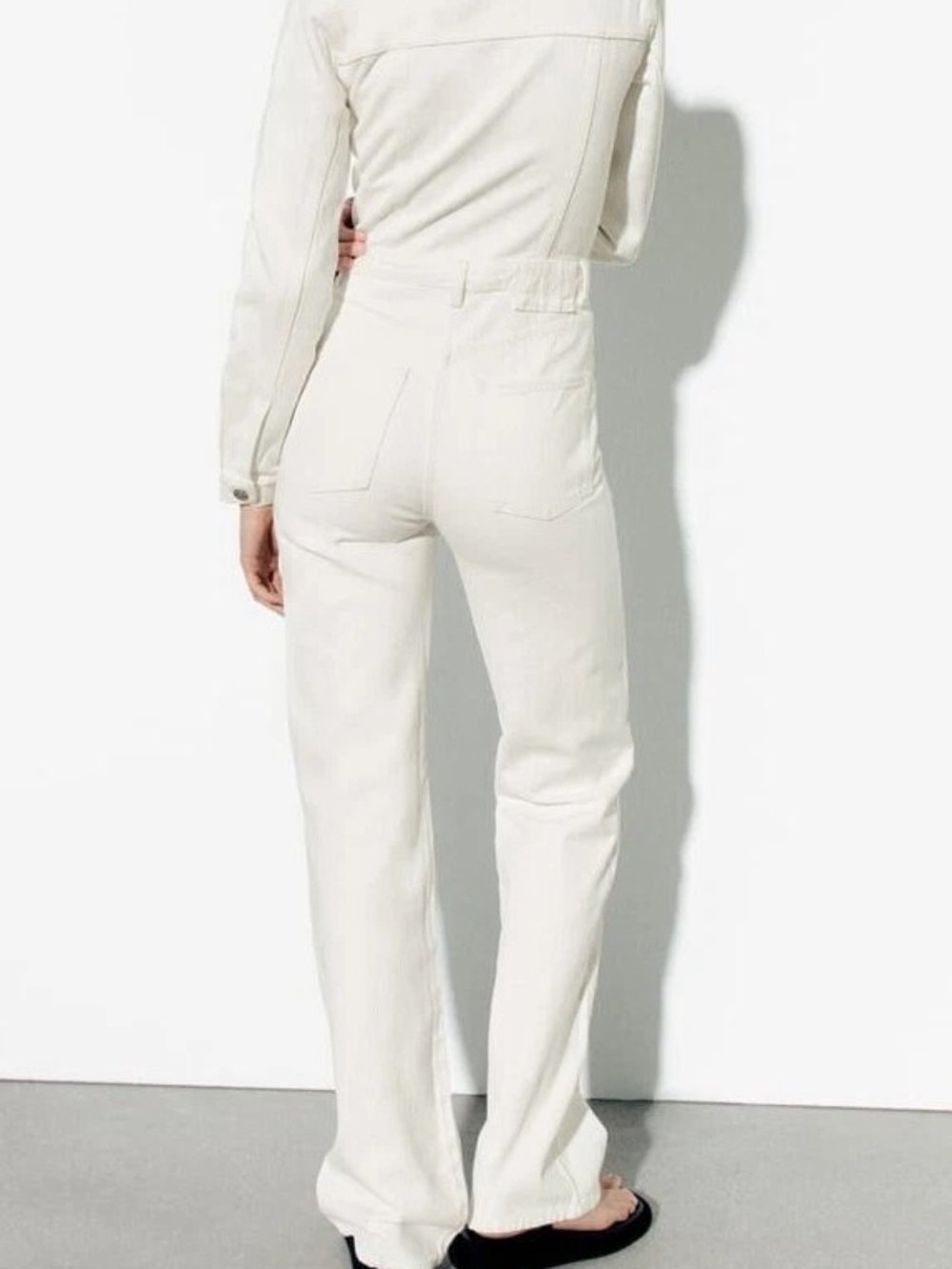 Zara Ecru/White Jumpsuit - Picture 3 of 13